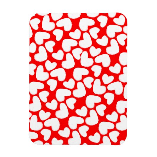 Gedrukte harten 2014 magneet (Verticaal)
