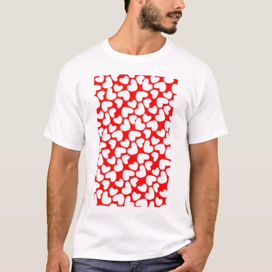 Gedrukte harten 2014 t-shirt (Voorkant)