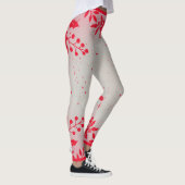 GEDRUKTE HOLLY-Leggings GRIJS EN ROOD Leggings (Rechts)