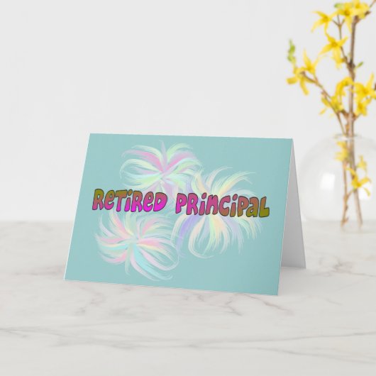 Gedrukte hoofdcadeautjes kaart (Gele Bloem)