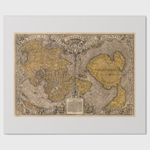 Gedrukte kaart cadeaupapier