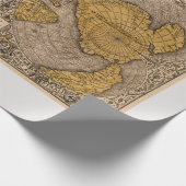 Gedrukte kaart cadeaupapier (Hoek)