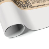 Gedrukte kaart cadeaupapier (Rol Hoek)