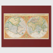 Gedrukte  kaart cadeaupapier (Vlak)