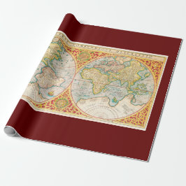 Gedrukte kaart cadeaupapier