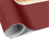 Gedrukte  kaart cadeaupapier (Rol Hoek)