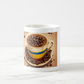 Gedrukte koffie mok (Center)