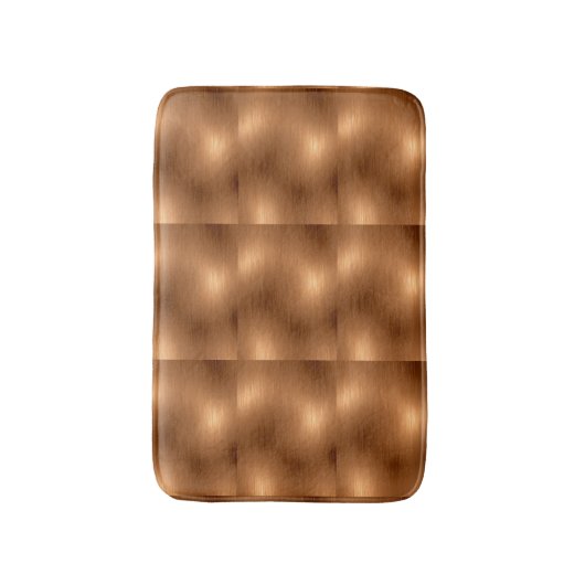 Gedrukte koperen blik badmat (Voorkant Verticaal)