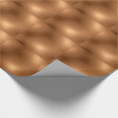 Gedrukte koperen blik cadeaupapier (Hoek)