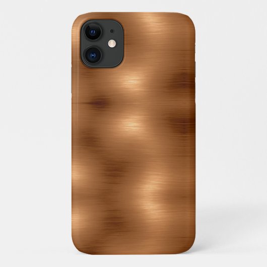 Gedrukte koperen blik Case-Mate iPhone case (Achterkant)