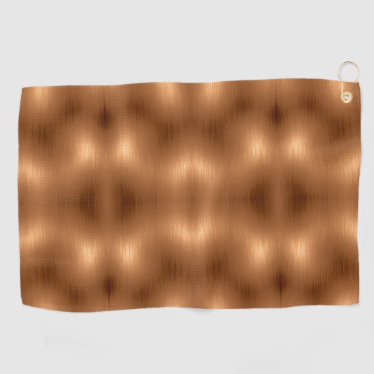 Gedrukte koperen blik golfhanddoek (Horizontaal)