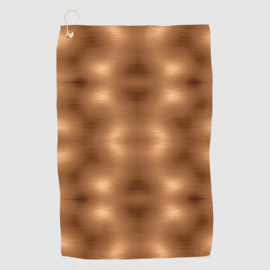 Gedrukte koperen blik golfhanddoek (Voorkant)