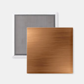 Gedrukte koperen blik magneet (Voorkant / Achterkant)