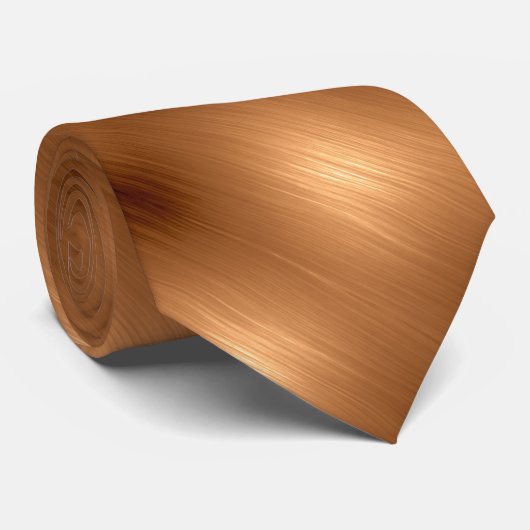 Gedrukte koperen blik stropdas (Opgerold)