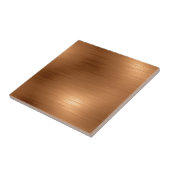 Gedrukte koperen blik tegeltje (Zijkant)