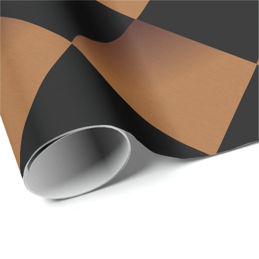 Gedrukte koperen look 2 cadeaupapier (Rol Hoek)