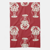 Gedrukte lak theedoek (Verticaal)