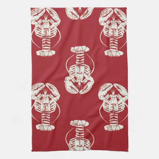 Gedrukte lak theedoek (Verticaal)