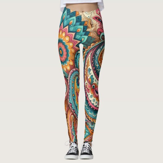 Gedrukte Leggings (Voorkant)