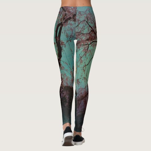 GEDRUKTE LEGGINGS HAPPY WOMEN UNDER FULL MOON (Achterkant)
