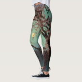 GEDRUKTE LEGGINGS HAPPY WOMEN UNDER FULL MOON (Links)