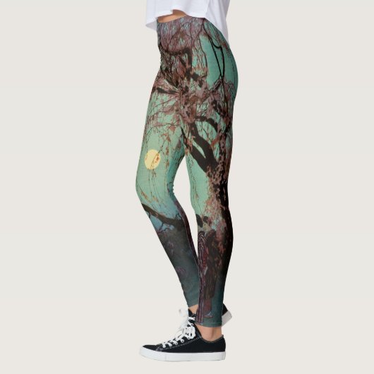 GEDRUKTE LEGGINGS HAPPY WOMEN UNDER FULL MOON (Links)