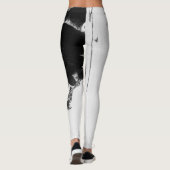 GEDRUKTE LEGGINGS JAPANSE PRINT VAN BLACK CROW (Achterkant)