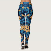 Gedrukte Leggis voor Vette Mode Verklaringen Leggings (Achterkant)