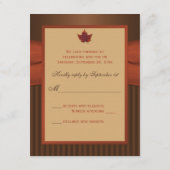 GEDRUKTE LINT Herfstblad Strepen Trouw RSVP (Achterkant)