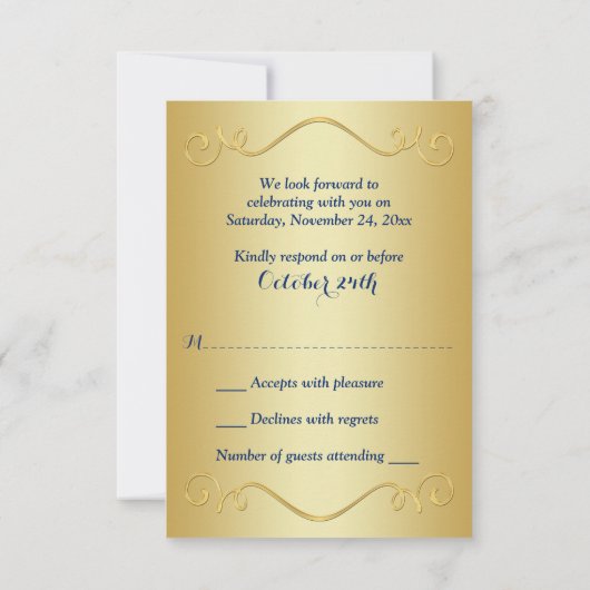 GEDRUKTE LINTEN Fantasie Vorm 60-jarig jubileum RS Kaart (Achterkant)