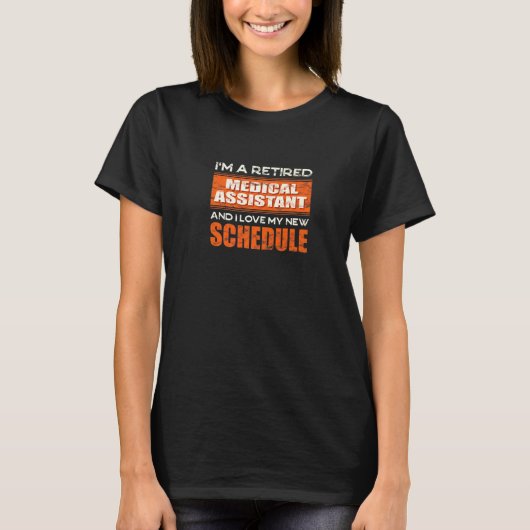 Gedrukte medische assistent van Mijn nieuwe planni T-shirt (Voorkant)