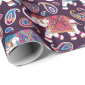 Gedrukte olifant cadeaupapier (Rol Hoek)