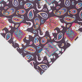 Gedrukte olifant tissuepapier (Detail)