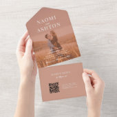 Gedrukte overlay Weddenschap in één uitnodiging (Afscheurbaar)