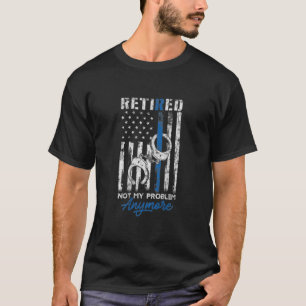 Gedrukte politie niet meer dan mijn probleem? t-shirt