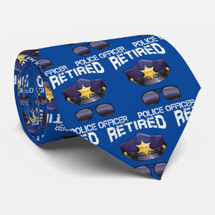 Gedrukte politiefunctionaris — Pet en Sunshades Stropdas