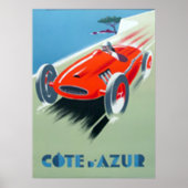 Gedrukte posters van Cote d'Azur Art Deco (Voorkant)