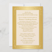 GEDRUKTE RIBBON 60th Jubileum Invite Kaart (Achterkant)