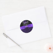 GEDRUKTE RIBBON Zebra Sweet 16 Sticker (Envelop)