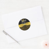GEDRUKTE RIBBON Zebra Sweet 16 Sticker (Envelop)