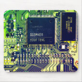  gedrukte schakeling - geek elektronische PCB's Muismat (Voorkant)