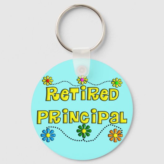 Gedrukte schenkingen aan de schoolhoofden sleutelhanger (Voorkant)