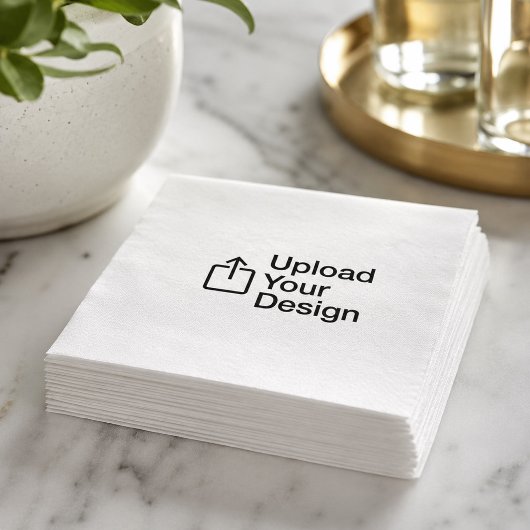Gedrukte servet Upload je eigen ontwerp