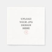 Gedrukte servet Upload je eigen ontwerp (Voorkant)