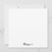 Gedrukte Snowmen Business Holiday-kaarten Feestdagenkaart (Achterkant)