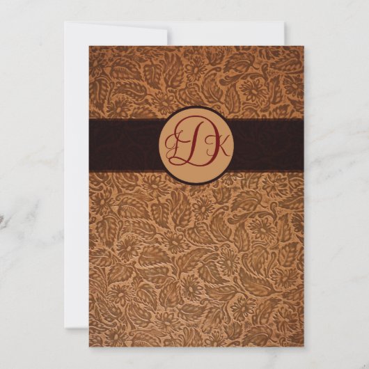 Gedrukte uitnodiging tot weduwen van leder (Achterkant)