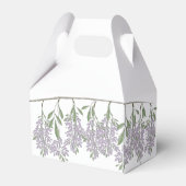 Gedrukte Wisteria Wedding Favor Box Bedankdoosjes (Achterkant)