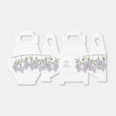 Gedrukte Wisteria Wedding Favor Box Bedankdoosjes (Uitgevouwen)