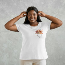 Gedrukte zak met herfstbloemen