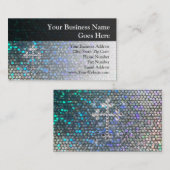 Gedrukte zilverband visitekaartje (Voorkant / Achterkant)